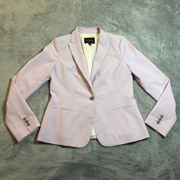 Banana Republic Italian Wool Lavender Blazer - Picture 4 of 13